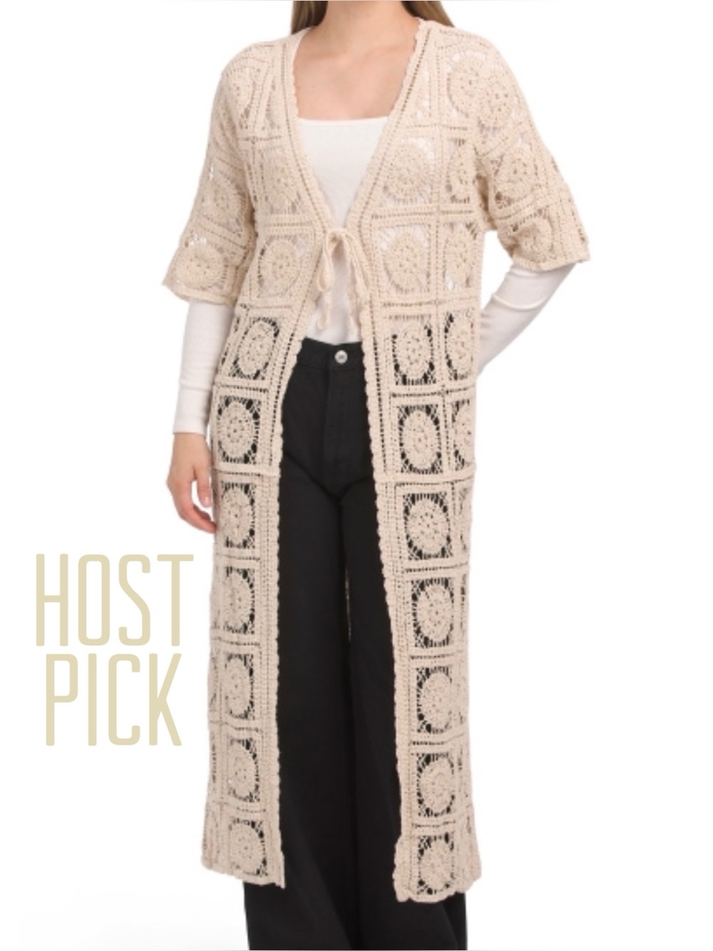 Lulla Collection by Bindya Crochet Kimono